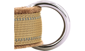 Mäkký polstrovaný reflexný postroj pre psy proti ťahaniu Hnedý mäkký reflexný postroj pre psa, bez ťahania, zvýšená viditeľnosť, nastaviteľné popruhy, dlhotrvajúci.