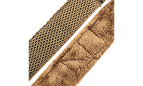 Mäkký polstrovaný reflexný postroj pre psy proti ťahaniu Hnedý mäkký reflexný postroj pre psa, dizajn bez ťahania, zvýšená viditeľnosť, pohodlné nastaviteľné popruhy.