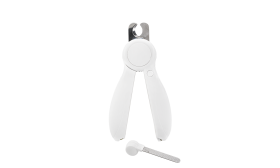 LED nožnice na pazúriky pre psy a mačky Biele LED kliešte na pazúriky pre psa s osvetlením na presnosť, skrytým pilníkom a bezpečným ergonomickým dizajnom.