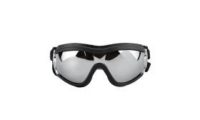 Slnečné Okuliare pre Psa s UV Ochranou a Nastaviteľnými Popruhmi - Vetru a Vode Odolné Slnečné okuliare pre psov s UV ochranou, nastaviteľné popruhy, vodotesné, obvod hlavy 36-56 cm.