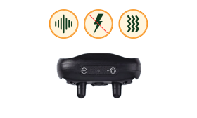 Obojek proti štěkání pro Psy bez Elektrických Výbojů Obojok proti šoku s dizajnom tlapičiek, dobíjateľný cez USB, vodoodolný dizajn, až 14 dní.