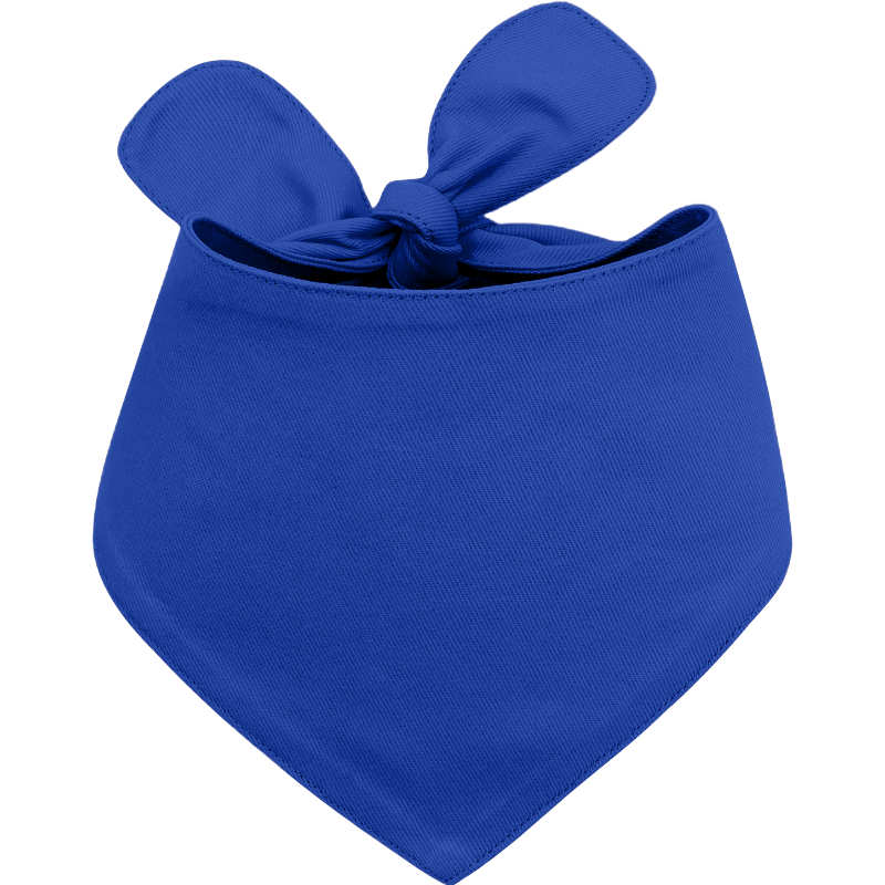 Bavlnená šatka pre Psa Modrá bavlněná psí bandana s uzlem, snadno se pere, vhodná pro psy a kočky, lehká pro pohodlí domácích mazlíčků.
