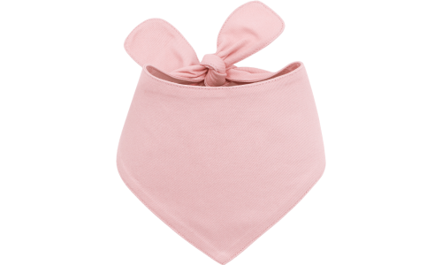 Růžová bavlněná psí bandana s uzlem, snadno se pere, vhodná pro psy a kočky, lehká pro pohodlí domácích mazlíčků.