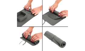 Skladacia Cestovná Miska pre Psa – 1200 ml, dvojitá miska so skladacou podložkou na krmivo Skladacia Cestovná Miska pre Psa – 1200 ml, dvojitá miska so skladacou podložkou na krmivo