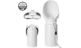 Skladacia Fľaša na Vodu pre Psa 550 ml – Prenosná Miska na Vodu pre Domáce Zvieratá z Potravinárskeho Silikónu Skladacia Fľaša na Vodu pre Psa 550 ml – Prenosná Miska na Vodu pre Domáce Zvieratá z Potravinárskeho Silikónu