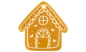 Perníkový domček Gravírovaná Psia Známka Perníkový domček Gravírovaná Psia Známka