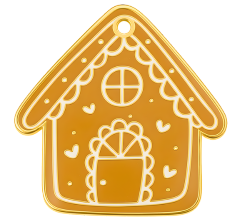 Perníkový domček Gravírovaná Psia Známka